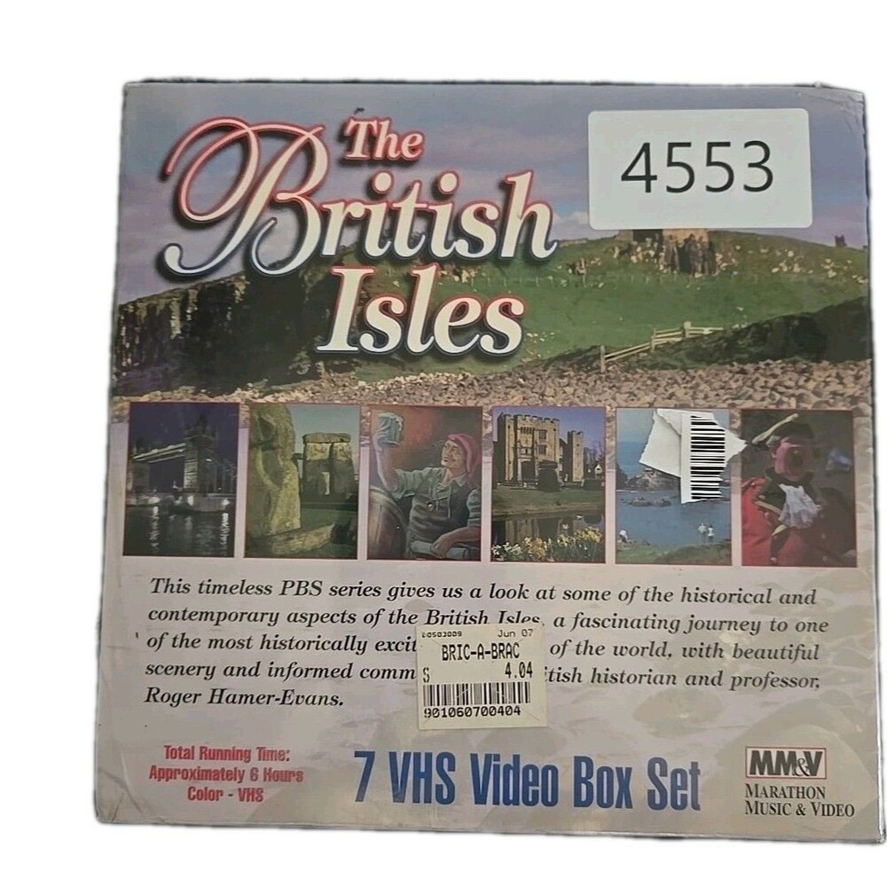 1998 VHS Movie Tape Set The British Isles 7 Video Box Set Sealed - Picture 4 of 5
